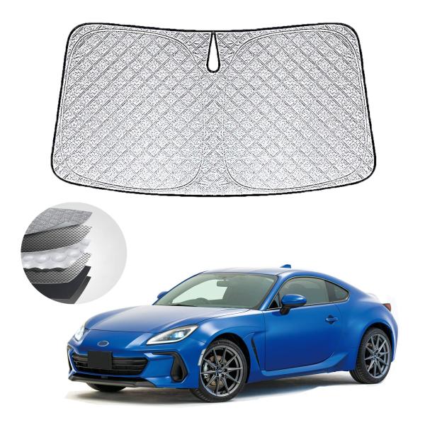WAIROGA トヨタ 86 スバル BRZ 専用フロントサンシェード H24.03?現行 車用サンシェードフロントガラス 日よけ 六層構造