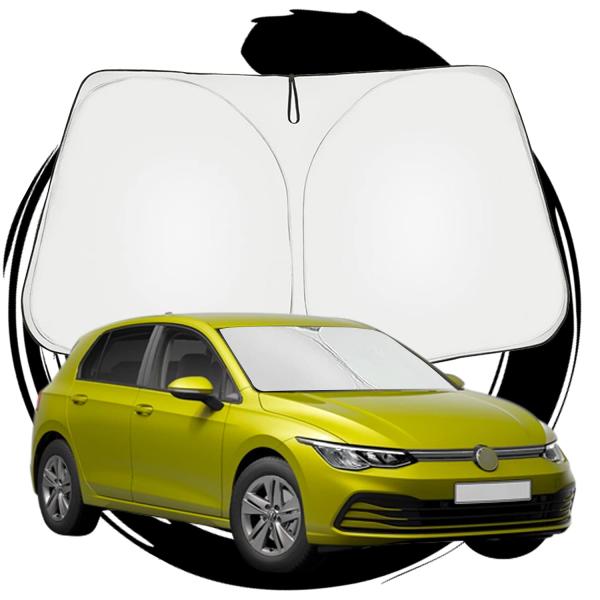 ruiya に適用 フォルクスワーゲン専用 Golf8 mk8 ゴルフ8 サンシェード フロントガラス用 パラソル 車用サンシェード UVカ