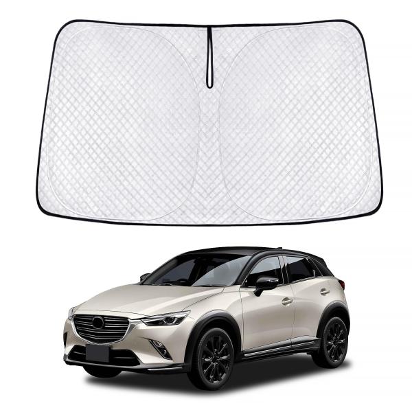 新型 マツダ CX-3 DK系 サンシェード cx3 車種専用 フロントガラス用 サンシェード カーシェード シェードカーテン UVカット