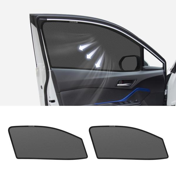 C-HR 専用 メッシュカーテン 車種専用 サンシェード CHR NGX10/NGX50/ZYX11型 サイド用 遮光カーテン 遮光 日除け