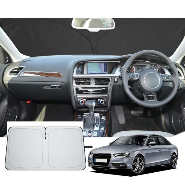 GAFATdiAu アウディ A4 B8系 RS4 S4 2008-2016 セダン 新型 専用 車用サンシェード フロントガラス用 UVカ
