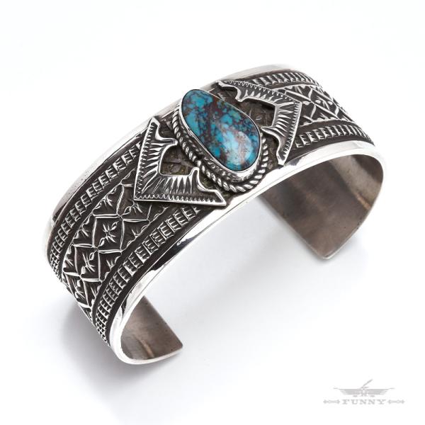 Indian Jewelry FUNNY公式ストア ナバホ族 Leonard Maloney ビズビー