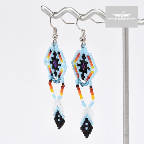 indian jewelry インディアンジュエリー ピアス ナバホ Indian Jewelry FUNNY公式ストア ナバホ族 ビーズ ピアス