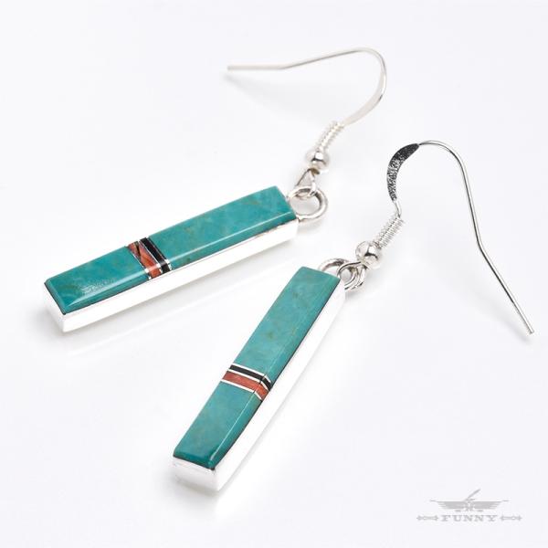 新品　USA インディアンジュエリー　ナバホ　ターコイズ　スパイニーオイスター Indian Jewelry FUNNY公式ストア ナバホ族 Marilyn Yazzie