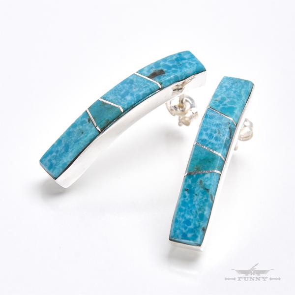 Indian Jewelry FUNNY公式ストア ナバホ族 Marilyn Yazzie インレイ