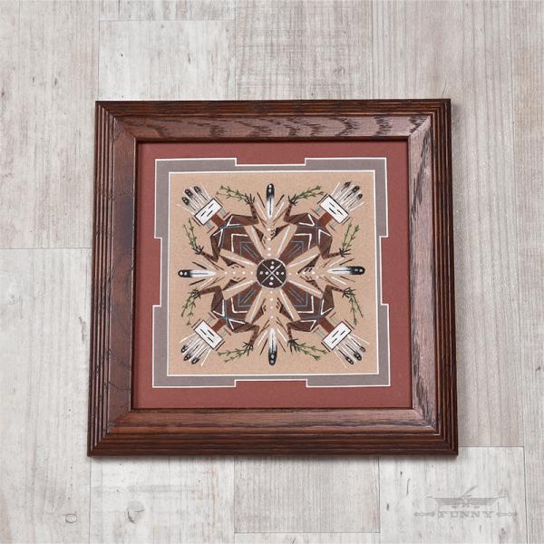 FUNNY公式ストア ナバホ族 サンドペンイント スクエア