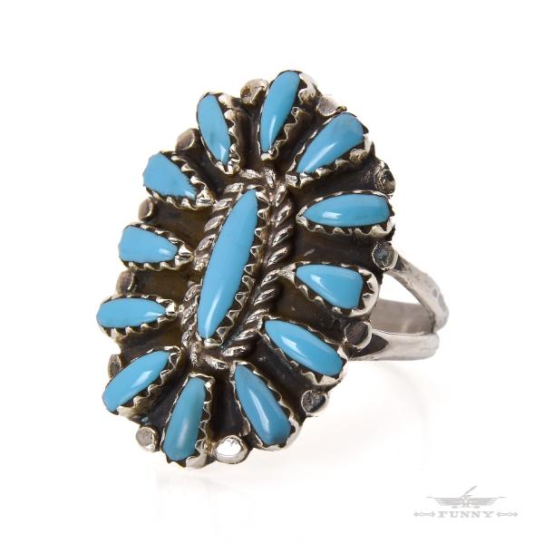 Indian Jewelry FUNNY公式ストア ズニ族 George Gasper クラスター