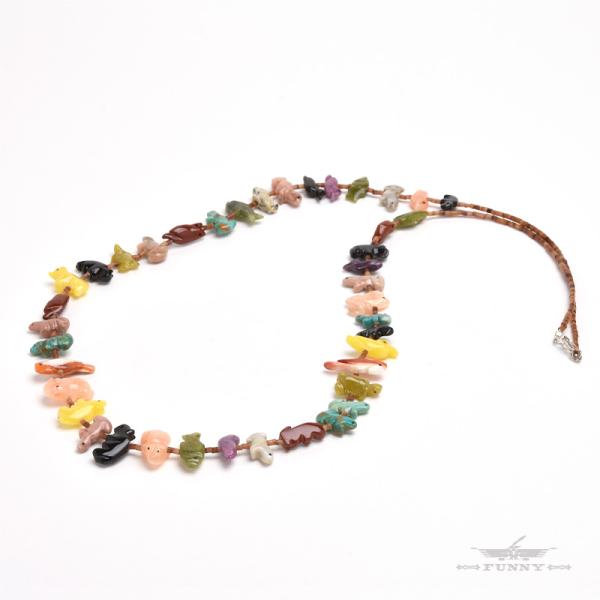 ビンテージ　ズニ　zuni フェティッシュ　ネックレス　インディアンジュエリー Zuni(ズニ) フェティッシュ ネックレス | ART SCAPE WEB SHOP