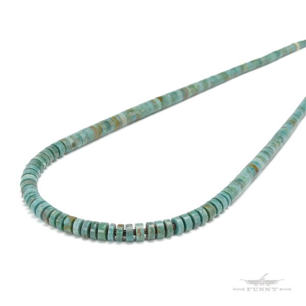 インディアンジュエリー サントドミンゴ族 ヒシネックレス ターコイズ Indian Jewelry FUNNY公式ストア サントドミンゴ族 カルビン・ロバト