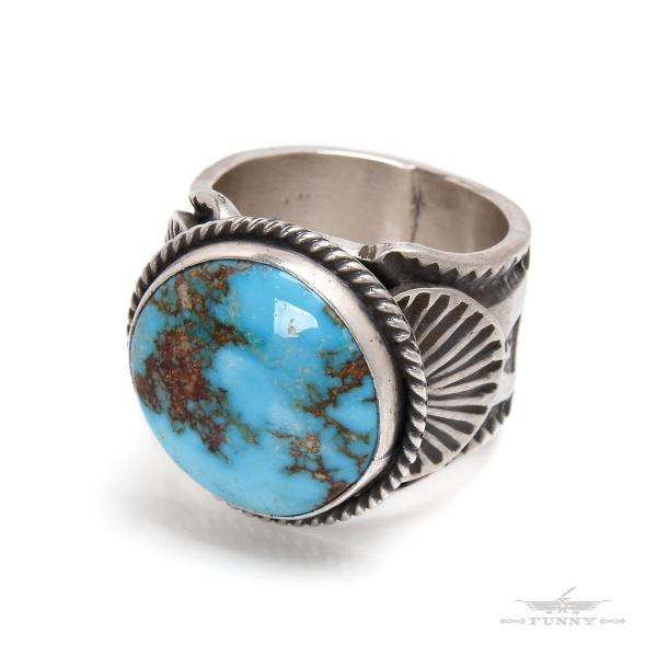 Indian Jewelry FUNNY公式ストア ナバホ族 ボー・リーブス ターコイズ