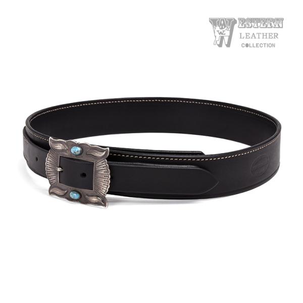 FUNNY公式ストア ウエスタンレザー 1-3/4 マネーベルト《ブラック