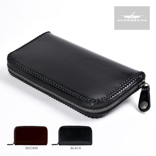 FUNNY ファニー クロコ チャーリーズウォレット ラウンドファスナー 長財布 FUNNY公式ストア ファニー チャーリーズウォレット／Mサイズ