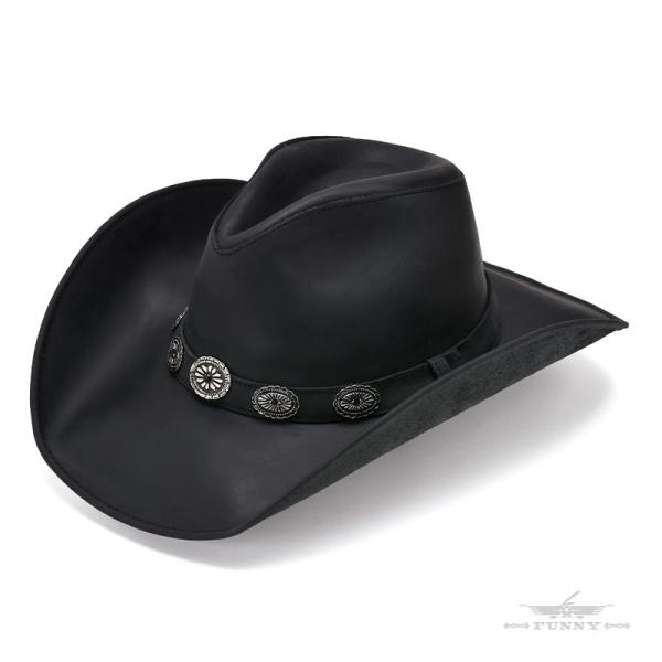 FUNNY公式ストア BULLHIDE レザーハット 【#4085BL／RIGHT NOW
