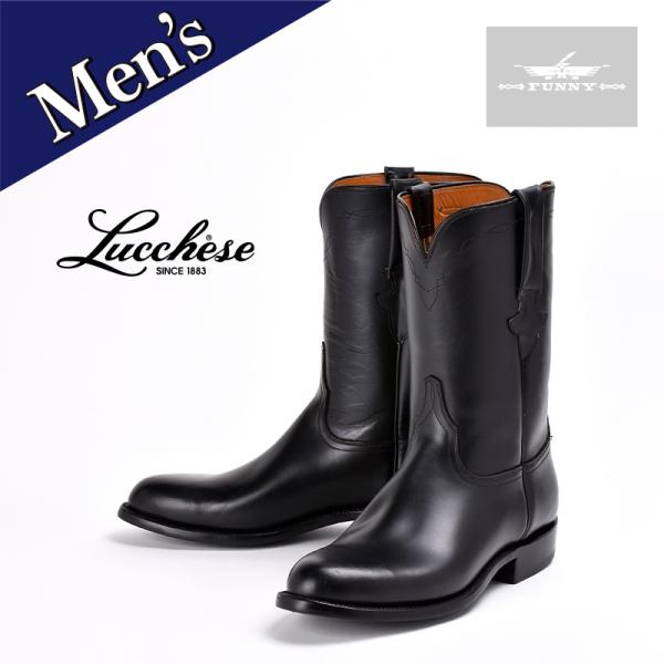 FUNNY公式ストア LUCCHESE メンズ ローパー ブーツ [L3513 