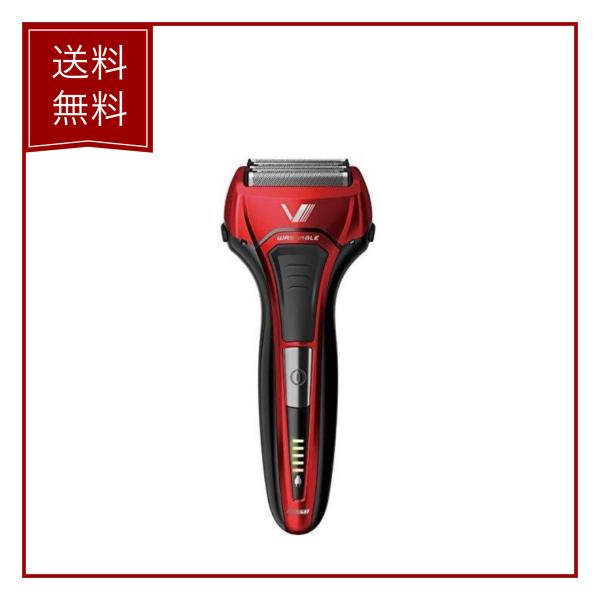 IZF-V579-R maxell IZUMI マクセルイズミ 往復式 シェーバー ソリッドシリーズ 5枚刃 電気シェーバー レッド