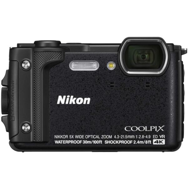 Nikon W300 コンパクトデジタルカメラ COOLPIX（クールピクス） ブラック [防水+防塵+耐衝撃]