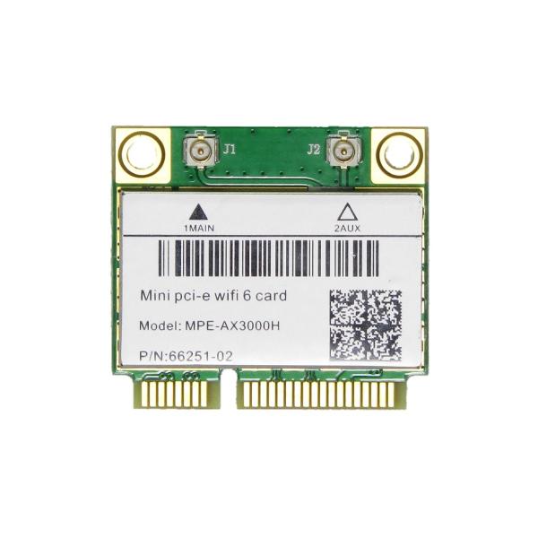 WiFi 6 11ax対応 AX3000H 5GHz & 2.4GHz & bluetooth miniPCI-E