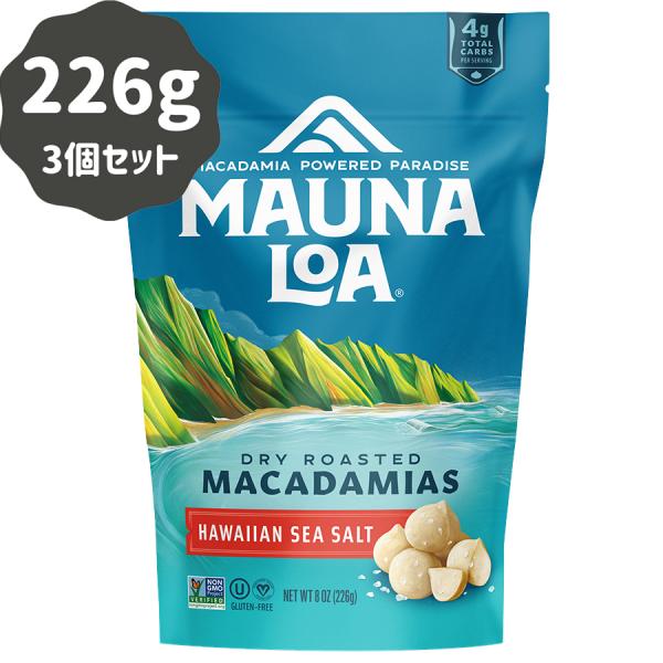 マカダミアナッツ マウナロア ドライロースト 塩味 283g×3パック