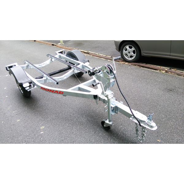 ボートトレーラー　サントレックス　軽サイズ　車検残あり 車検令和9年6月まで残りあり】サントレックス 軽トレーラー ボート