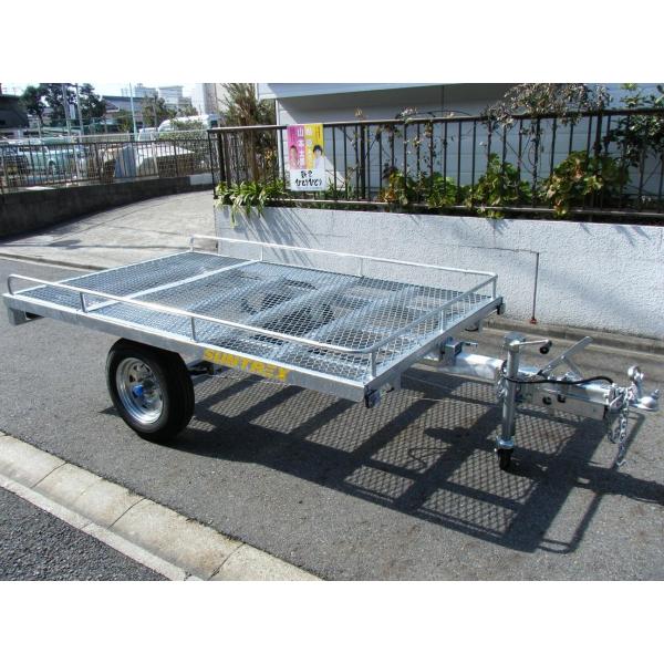 ★☆TD-02ZiX サントレックス マルチ フル トレーラー！慣性ブレーキ付で小型車・軽 でも 牽引可能！連結検討書付き！ 新品！激安！☆★