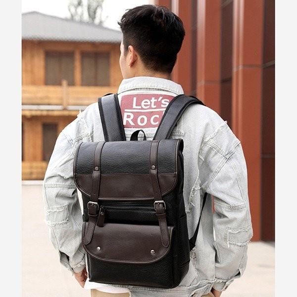 スクエアリュックメンズレザーリュックレディースビジネスリュック防水pc収納革通勤用多機能軽量バッグ撥水旅行通勤通学バッグ男女兼用大容量 Rextoa Hjmid632 Funtolife 通販 Yahoo ショッピング