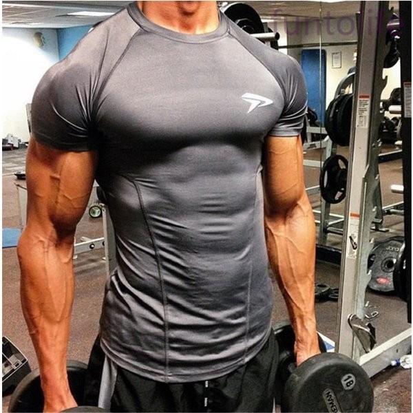 吸汗速乾トレーニングスポーツウェアメンズ半袖tシャツ丸襟タイトトップスフィットネスウェアランニングジムウェア半袖シャツ父の日彼氏 Rexxk Ksubn504 Funtolife 通販 Yahoo ショッピング