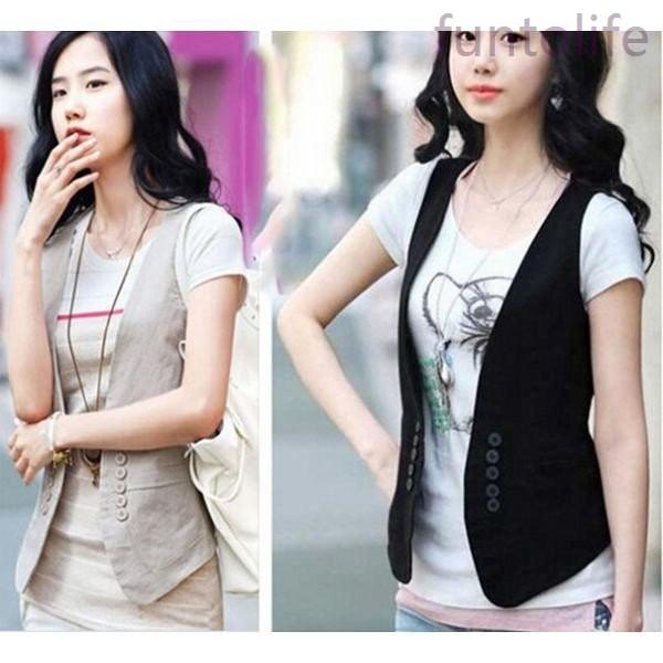 黒 春秋夏 レディーススーツベスト ジレベスト チョッキ コットン 日常服 通勤 ビジネス 女性用二枚 Rexxk Vfmpx542 Funtolife 通販 Yahoo ショッピング