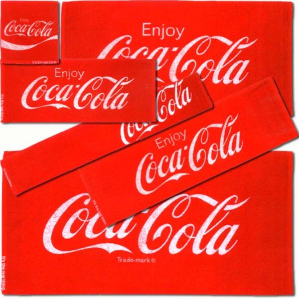 Coca Cola（コカコーラ） 爆買 毛違いジャガードタオル 各1枚6種オール
