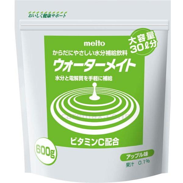 meito　ウォーターメイト　600G　アップル味/600g　粉末 からだにやさしい　水分補給飲料 特養老人ホーム・老人保健施設・デイサービス