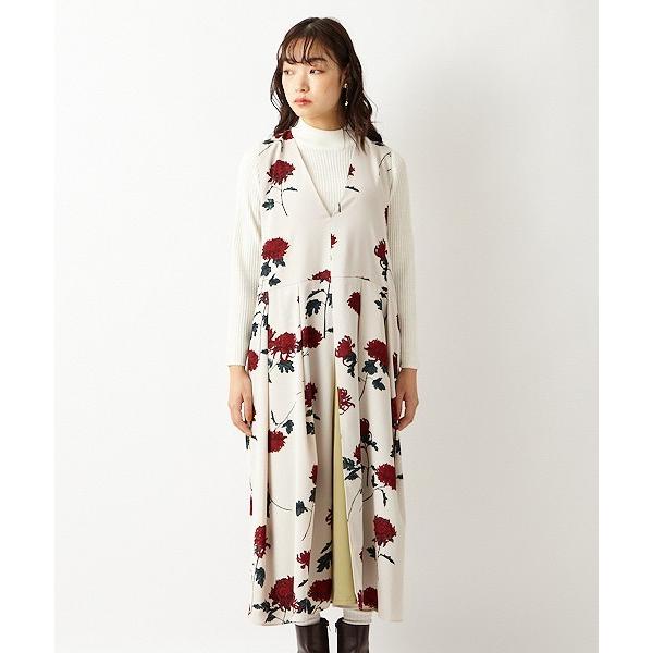 最終値下 乱菊 春牡丹vネックワンピースvネック ワンピース オリジナル レディース Aライン 背開き 和柄 和風 ワンピース ロング フレア フォーマル 大人女子 椿 花柄 レトロ モダン 上品 後ろ 切り替え Furifu 菊 牡丹 花柄 春 ふりふ カジュアル 大人女子 Furifu