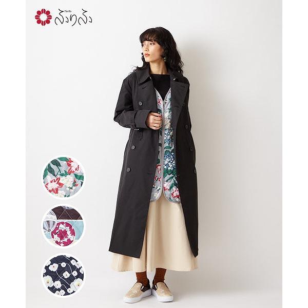 ライナー付きトレンチ ブラック ふりふオリジナル レディース 和風 トレンチコート ロング アウター ライナー付き あったか カジュアル 大人トレンチ 0610 6 ふりふ 通販 Yahoo ショッピング
