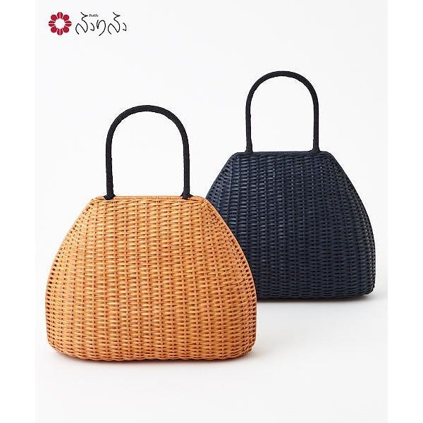 かごバック サンカクラタントート バッグ ショルダー カゴバッグ 籠バッグ アタバッグ 浴衣バッグ 浴衣小物 夏 巾着 ベージュ ナチュラル 茶 ブラウン 黒 0622 3 ふりふ 通販 Yahoo ショッピング