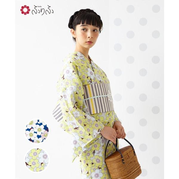 公式 ふりふ 単品 セール 浴衣 レディース ふりふ 桜 日本製 ゆかた さくら 桜 花柄 和柄 古典柄 レトロ モダン かわいい お洒落 レトロ浴衣 大正ロマン 0651 3 ふりふ 通販 Yahoo ショッピング