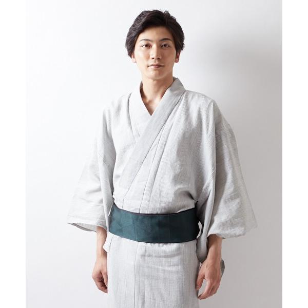 メンズ 浴衣 おしゃれ メンズ縞 白 男性ゆかた 白 清涼感 ｍサイズ ｌサイズ 綿麻混 夏 花火大会 夏祭り 仕立て上がり Ypt Or Id