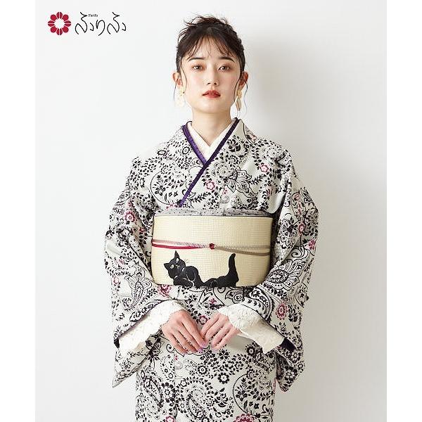 小紋 いろはペーズリー Br 着物 洗える着物 小紋 ペイズリー 更紗 モチーフ ガーリー いろは オリジナル Kimono レトロモダン 個性的 結婚式 入学式 0658 6 ふりふ 通販 Yahoo ショッピング