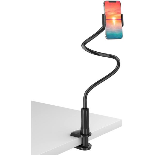 注意?? 運賃が節約ために箱ないままで発送致します。よろしくお願い致します。強化版】 スマホ スタンド 携帯スタンド スマートフォン すまほすたんど 寝ながら オンライン授業 スマホアーム フレキシブル 360回転 土台強化 安定性 ベット...