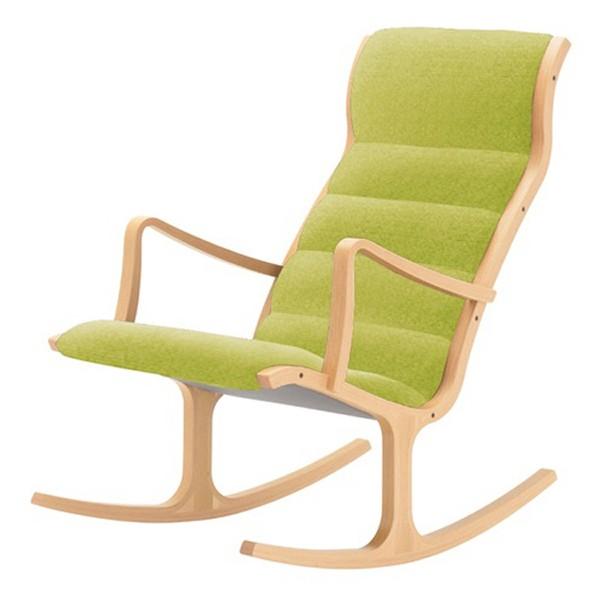 天童木工 ロッキングチェア ヘロン Cランク布 S-5226WB-NT グッド