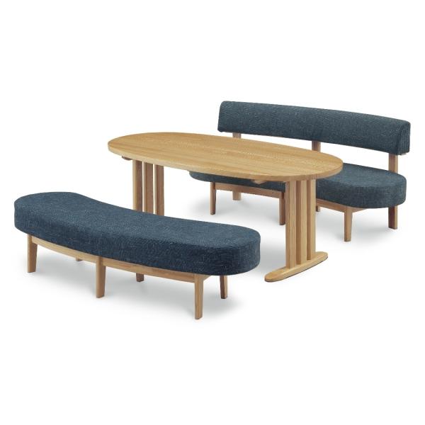 ダイニングテーブル 楕円形　160180cm 8枚目