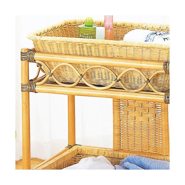 籐ランドリーバスケット キャスター付 E 籐家具 籐 ラタン家具 ラタン 安い タオル ランドリーラック 洗面 収納ラック ランドリー 収納 出群