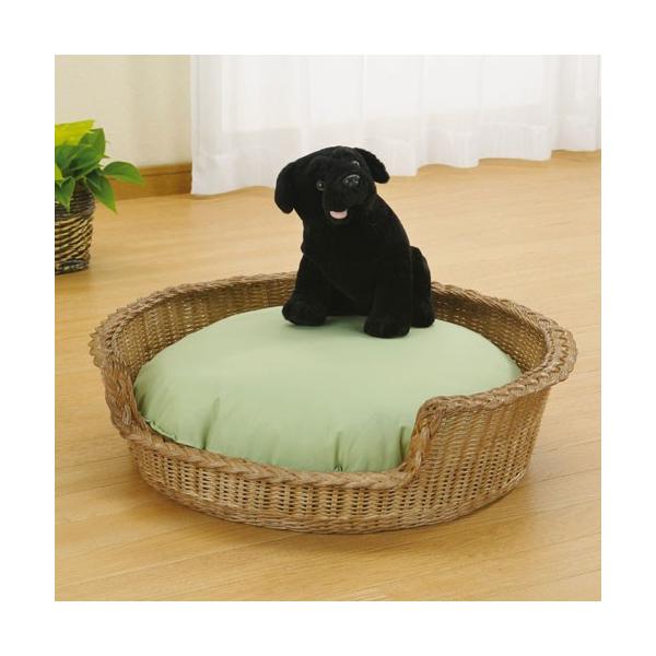籐ペットベッド R2 籐家具 籐 ラタン家具 ラタン ペット用品 犬 犬用ハウス 室内用 安い 公式通販 専用クッション付 籐ペットハウス ペットハウス