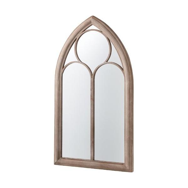 完成品 鏡 壁掛け おしゃれ 北欧 アンティーク 窓風デザインウォールミラー ミニョン ウォールミラー 窓