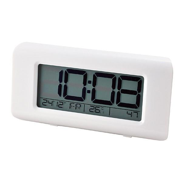 置き時計 電波lcdアラームクロック Hr バックライト 温度表示 乾電池使用 時計 置き 時計 おしゃれ 目覚まし 置き時計 シンプル モダン 1025 お風呂のソムリエshop 通販 Yahoo ショッピング