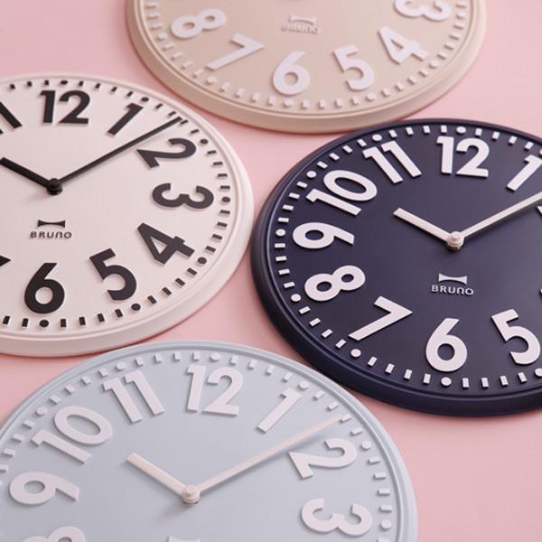 掛け時計「BRUNO」エンボスウォールクロック【時計 壁掛け 時計