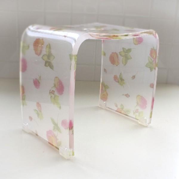 シアーローズ バスチェア 風呂いす 風呂桶 ふろおけ 花柄 台湾製 送料