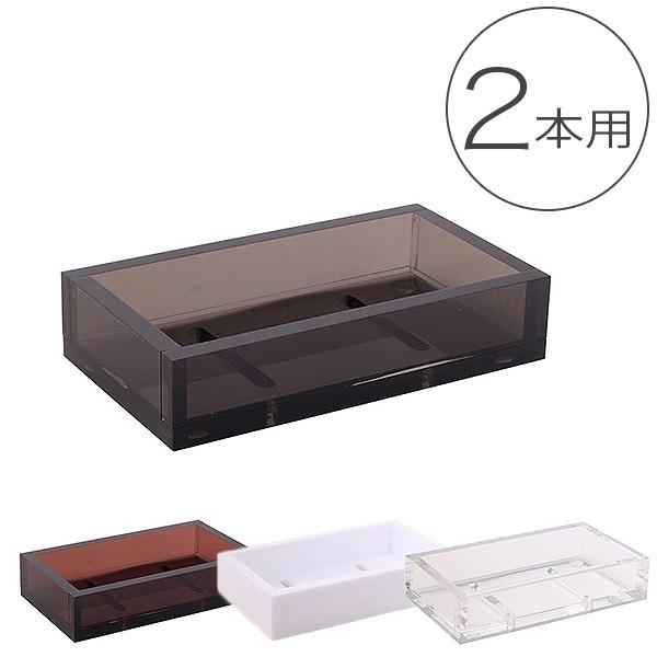 トレー「ランセット」バスディスペンサートレー2本用【ボトルホルダー