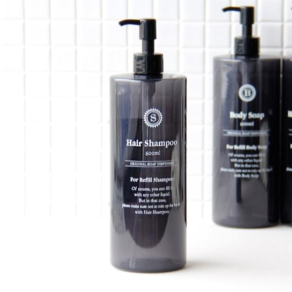 詰め替えボトル「イレモノ（ire-mono）」コロネット（シャンプーボトル