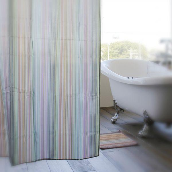 シャワーカーテン スターダスト お風呂カーテン ストライプ カーテン お風呂 ユニットバス バスグッズ 目隠し インテリア バスルーム おしゃれ 1126 お風呂のソムリエshop 通販 Yahoo ショッピング
