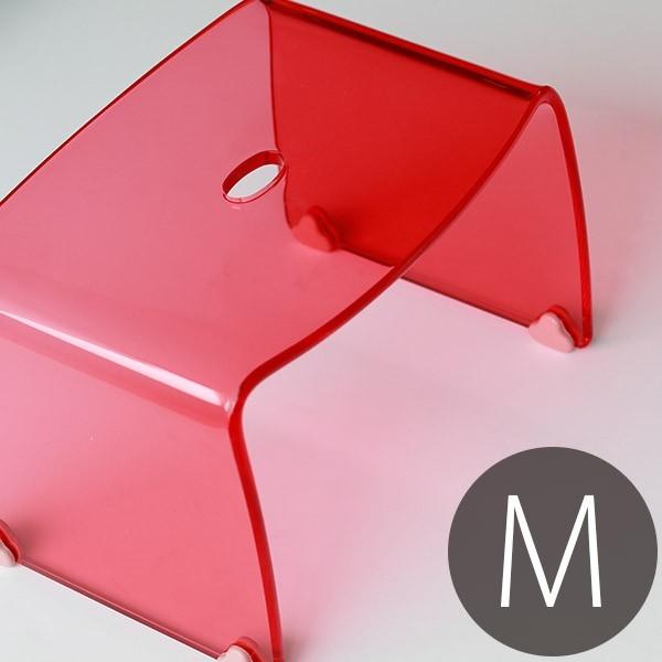 バスチェア アクリル 「favor（フェイヴァ）」（Mサイズ／ピンク  