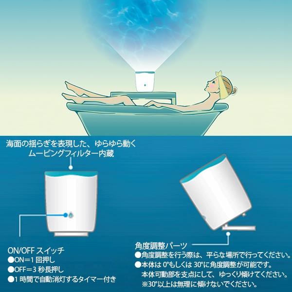 のほほん族　ゆらゆらソーラー&オーシャンプロジェクターライト　ジェリーフィッシュ のほほん族 ゆらゆらソーラー&オーシャンプロジェクターライト