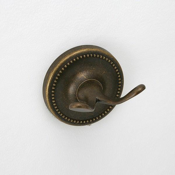 タオル掛け／アンティークタオルフック PB AN（古色）【タオルハンガー